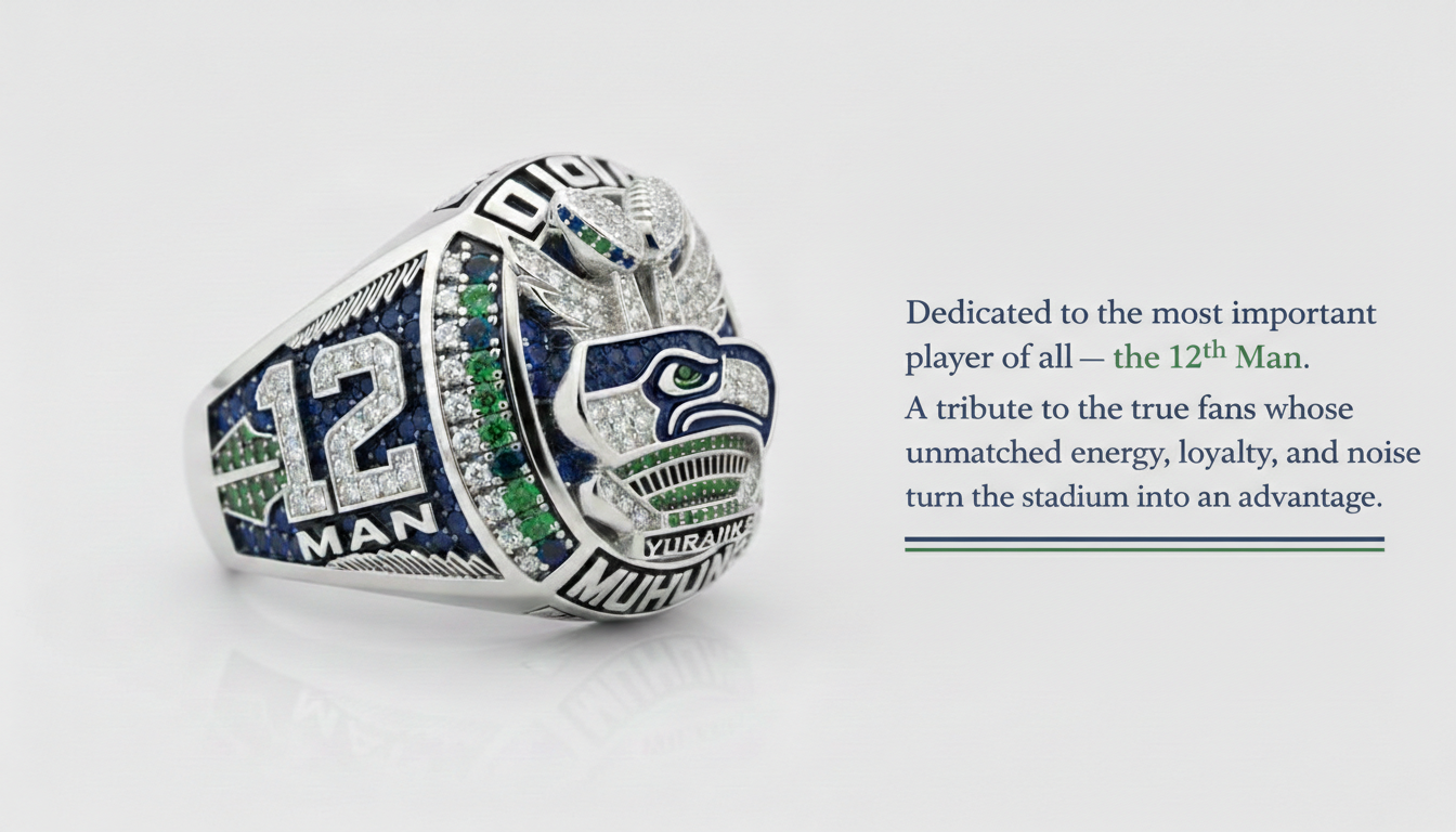 Seattle Seahawks 12th Man Ring - Exclusive Edition