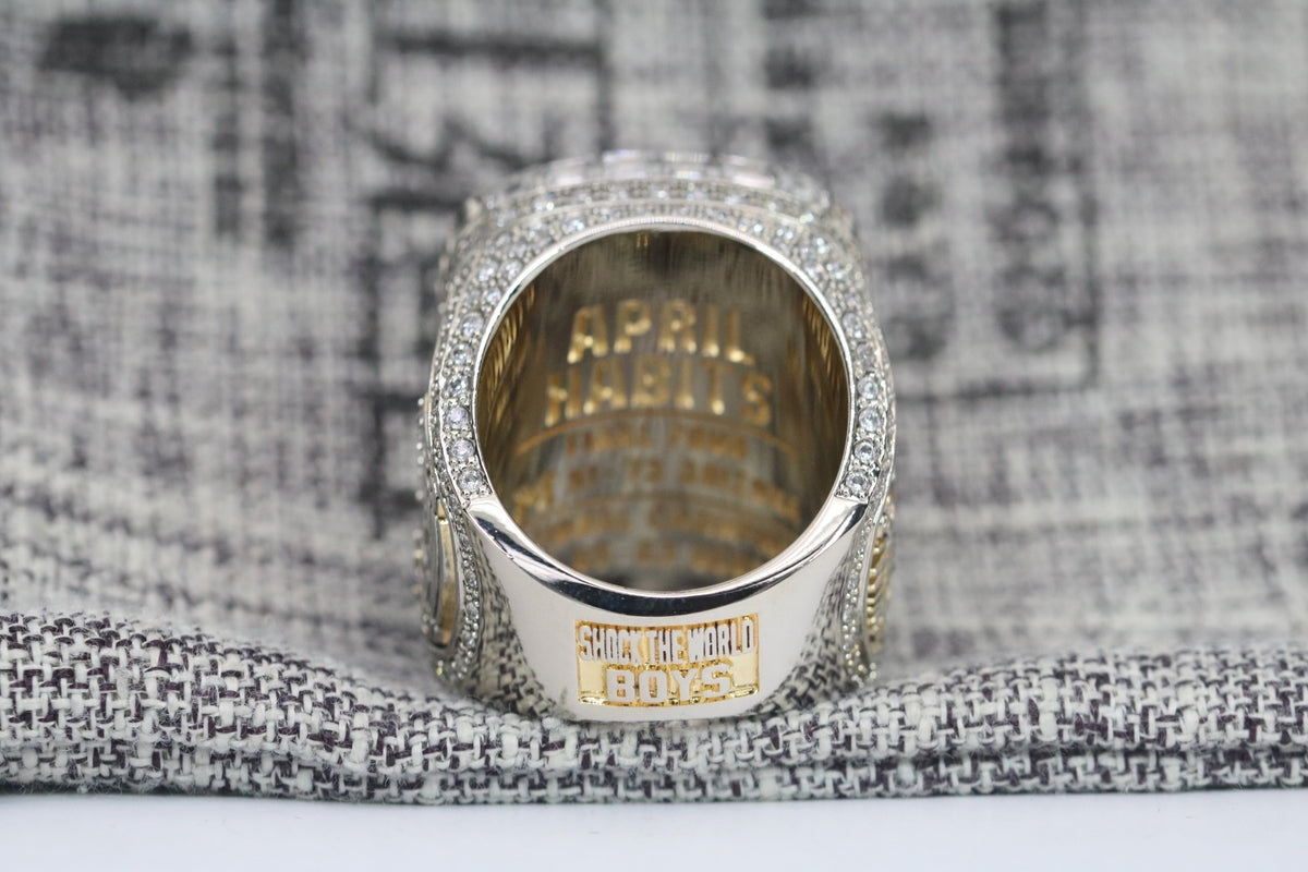 Michigan 2026 Premium basketball championship fan ring — base inscription