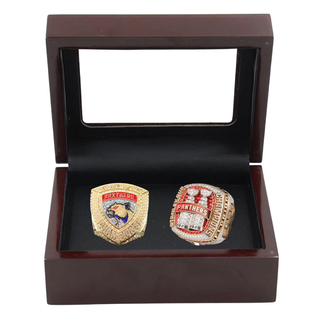 Florida Panthers Stanley Cup Championship Ring Set (2024, 2025)