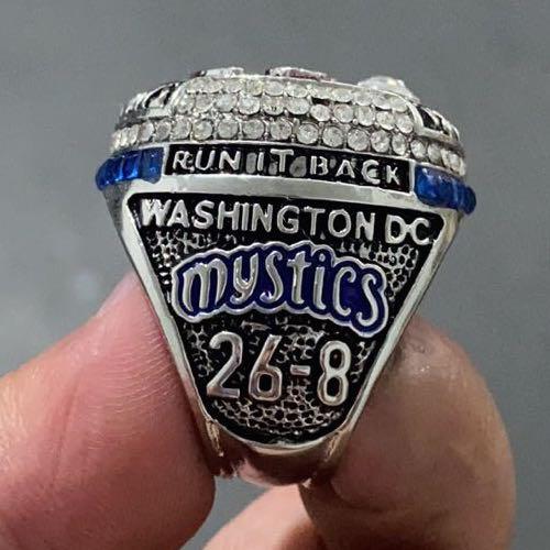 Washington Mystics WNMBA Championship Ring (2019) - Standard Series - Rings For Champs, NFL rings, MLB rings, NBA rings, NHL rings, NCAA rings, Super bowl ring, Superbowl ring, Super bowl rings, Superbowl rings, Dallas Cowboys