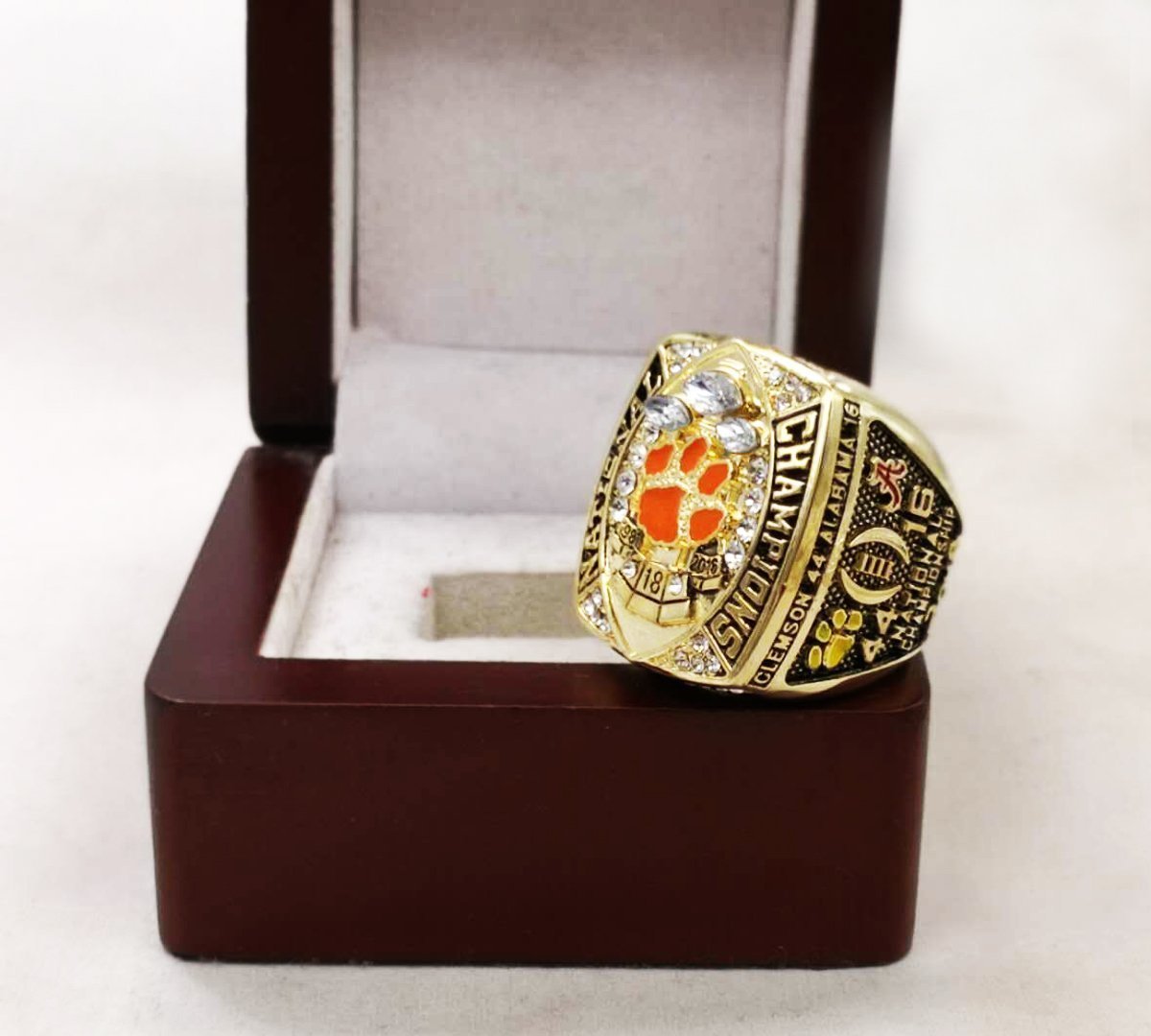 Clemson Tigers College National Championship Ring (2018) - Rings For Champs, NFL rings, MLB rings, NBA rings, NHL rings, NCAA rings, Super bowl ring, Superbowl ring, Super bowl rings, Superbowl rings, Dallas Cowboys