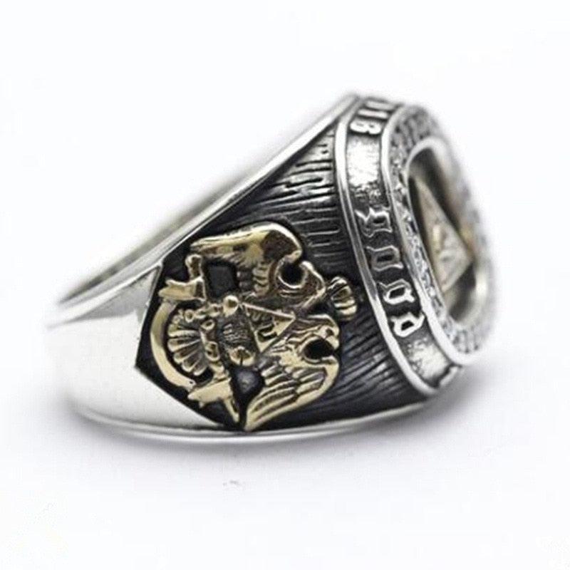 God Eye Paved CZ Stone Ring - Rings For Champs, NFL rings, MLB rings, NBA rings, NHL rings, NCAA rings, Super bowl ring, Superbowl ring, Super bowl rings, Superbowl rings, Dallas Cowboys