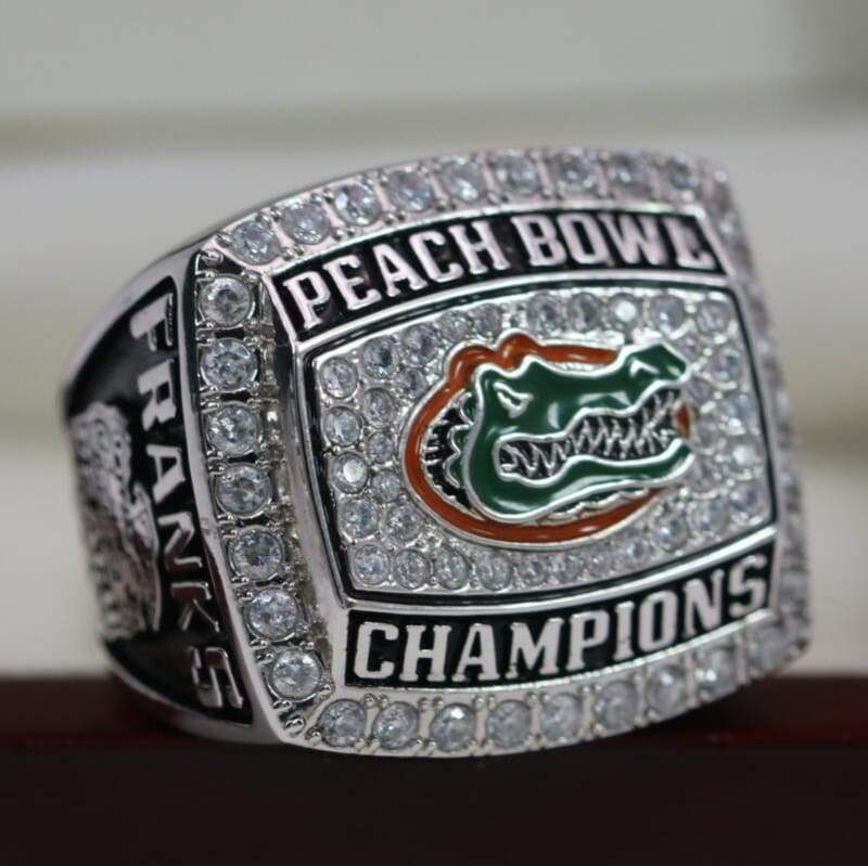 Florida Gators Peach Bowl College Football Championship Ring (2018) - Premium Series - Rings For Champs, NFL rings, MLB rings, NBA rings, NHL rings, NCAA rings, Super bowl ring, Superbowl ring, Super bowl rings, Superbowl rings, Dallas Cowboys