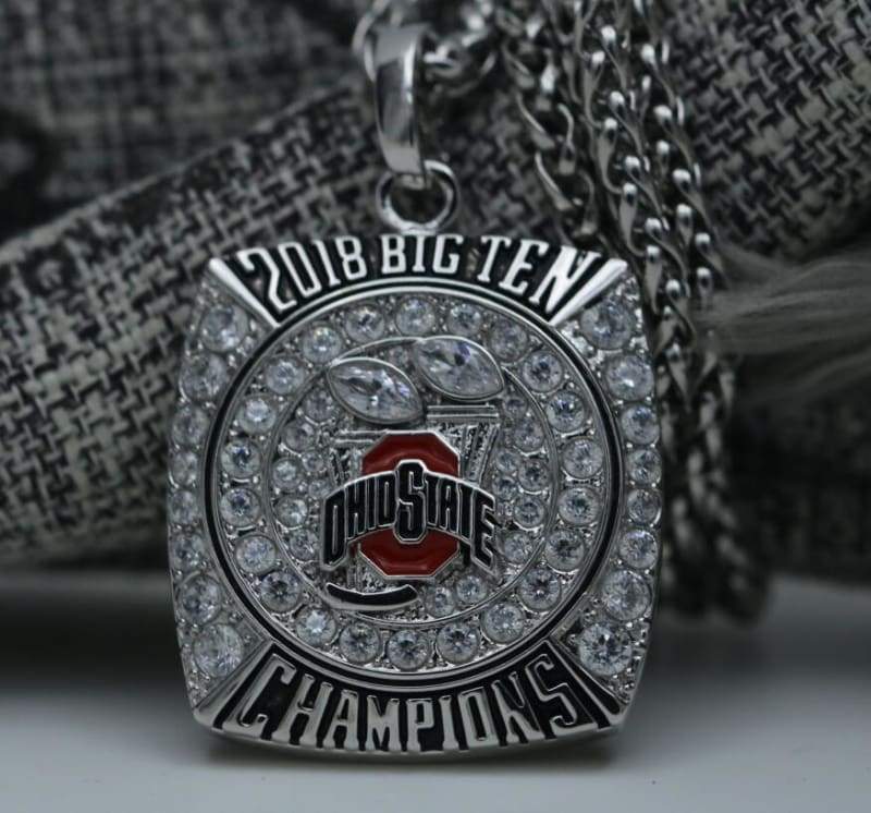 Ohio State Buckeyes Big 10 Rose Bowl Championship Pendant (2018) - Premium Series - Rings For Champs, NFL rings, MLB rings, NBA rings, NHL rings, NCAA rings, Super bowl ring, Superbowl ring, Super bowl rings, Superbowl rings, Dallas Cowboys