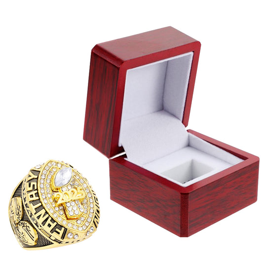 Fantasy League (FFL) 2025 Champion Ring + Wooden Box