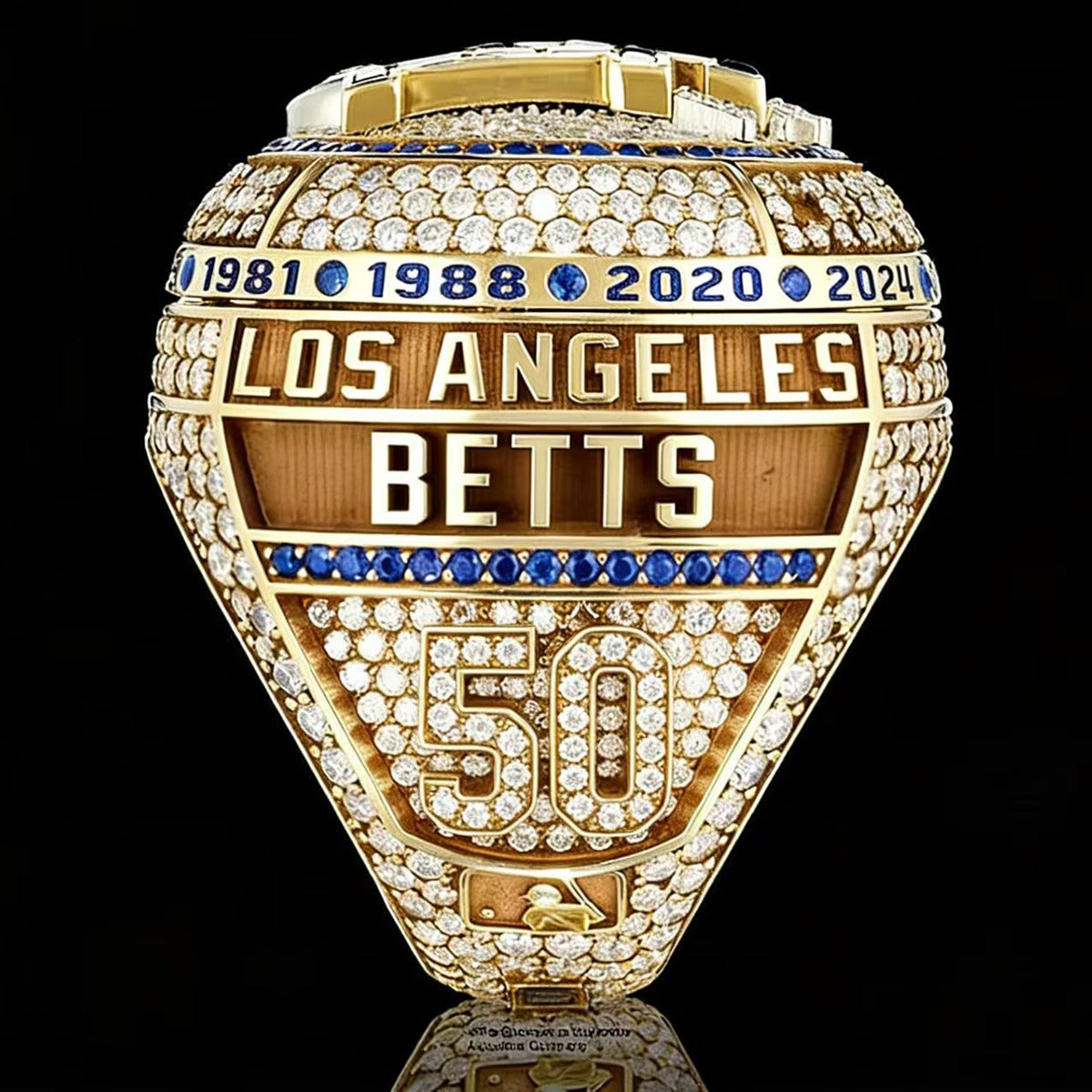 Los Angeles Dodgers World Series Ring (2025) - Zinc Alloy Version