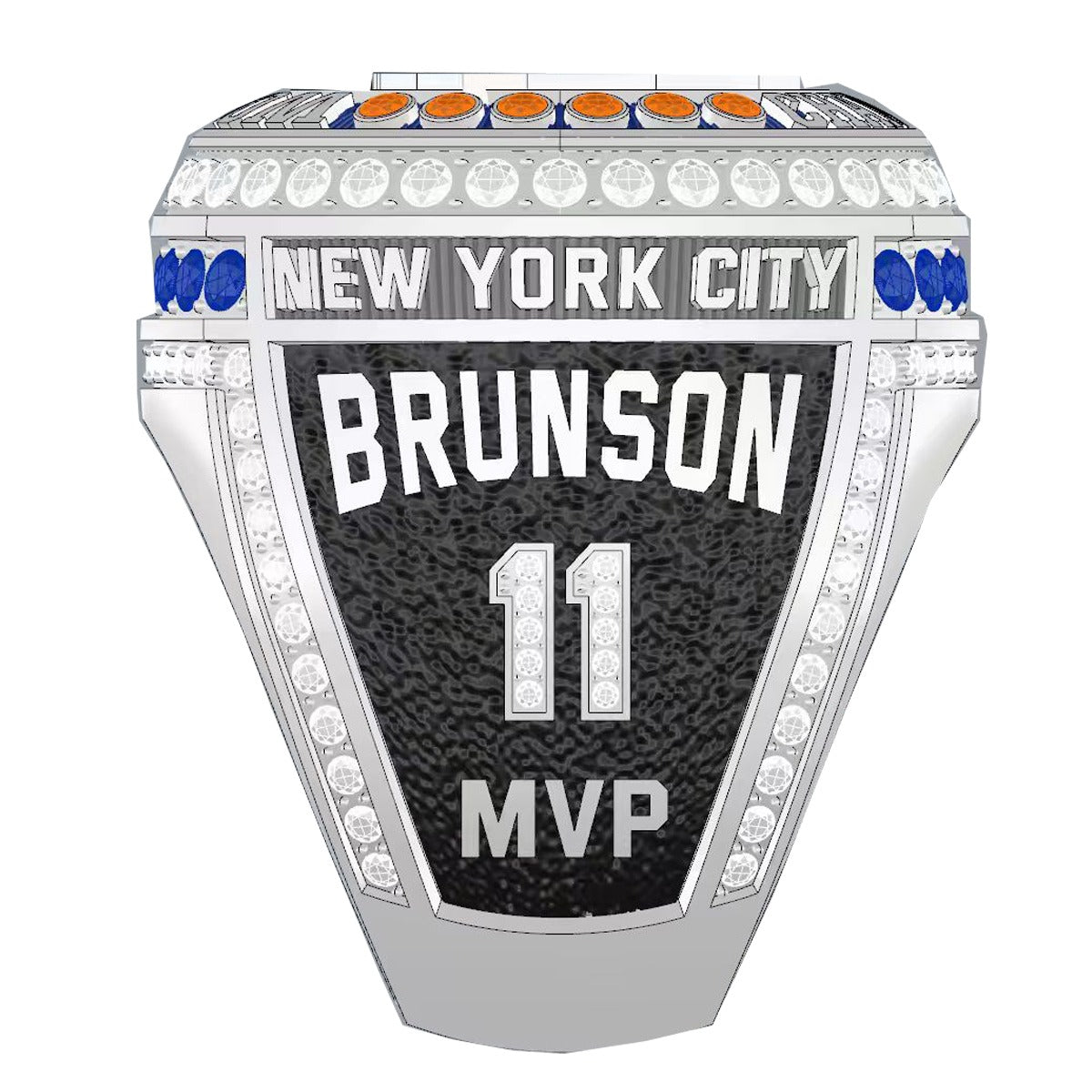 New York Knicks Basketball Championship Ring (2026) - Zinc Version (FREE BOX)