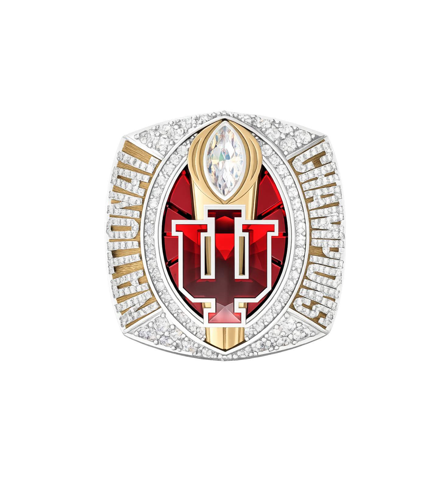 Indiana University Hoosiers College Football National Championship Ring (2026) - 5 Ring Set