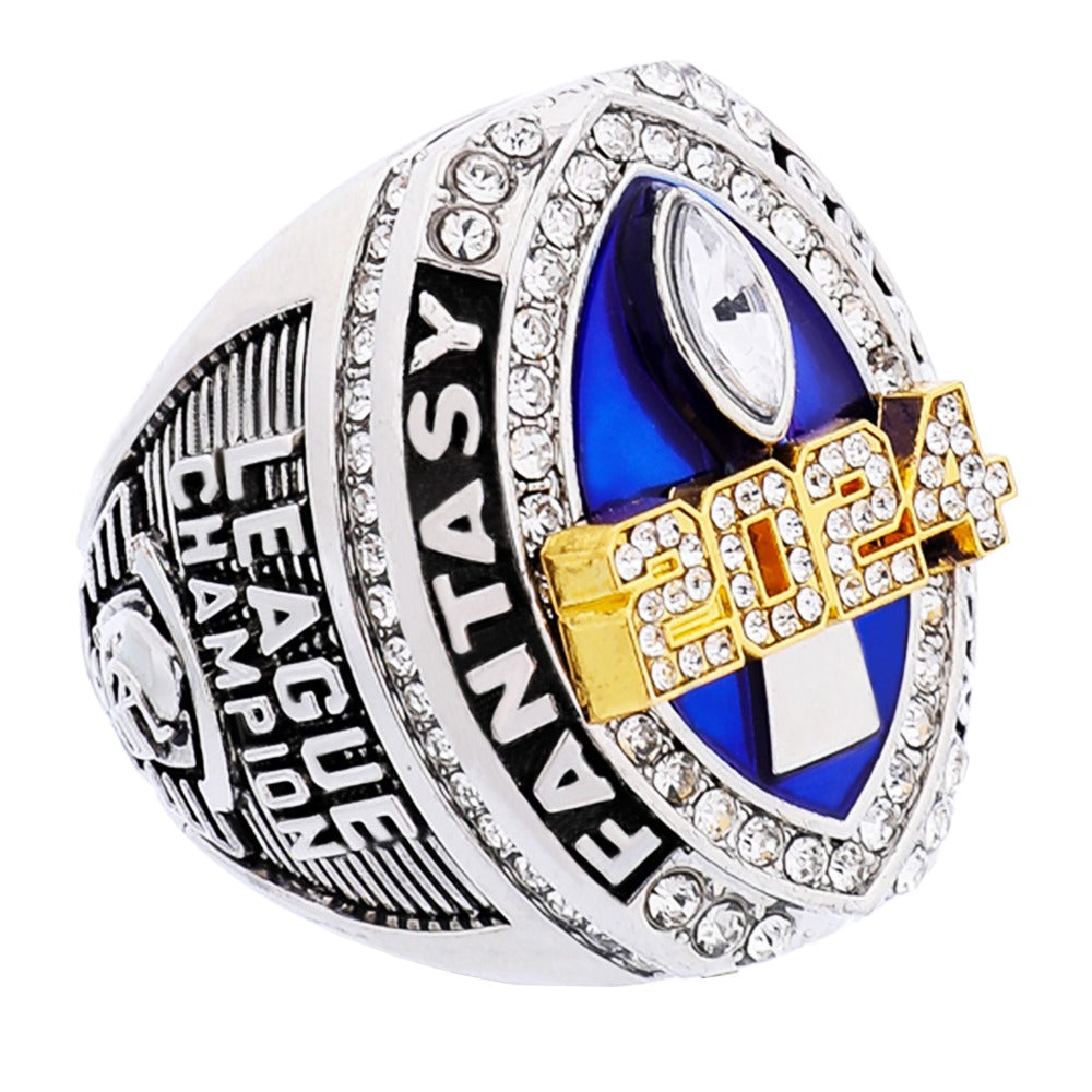 Fantasy League (FFL) 2024 Champion Ring + Wooden Box