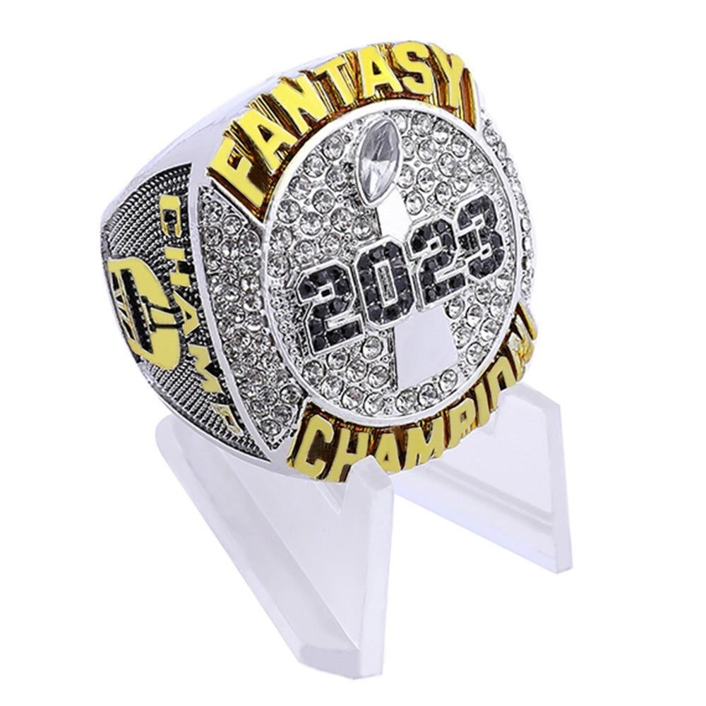 Fantasy League (FFL) 2023 Champion Ring + Mini Trophy + FREE Box