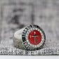 Christian Cross Blood Of Christ Ring - Diamond Halo Series - Rings For Champs, NFL rings, MLB rings, NBA rings, NHL rings, NCAA rings, Super bowl ring, Superbowl ring, Super bowl rings, Superbowl rings, Dallas Cowboys