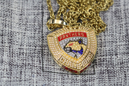 Florida Panthers Stanley Cup Championship Pendant Necklace (2024) - Premium Series