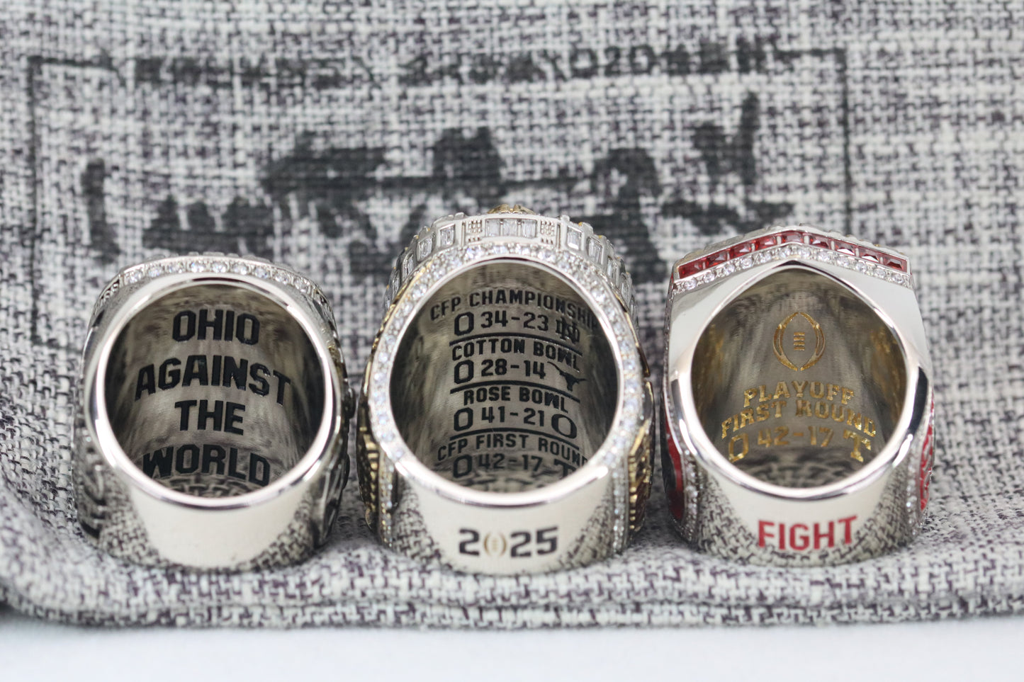 Ohio State Buckeyes College Football Ring Set (2025) - Premium Series