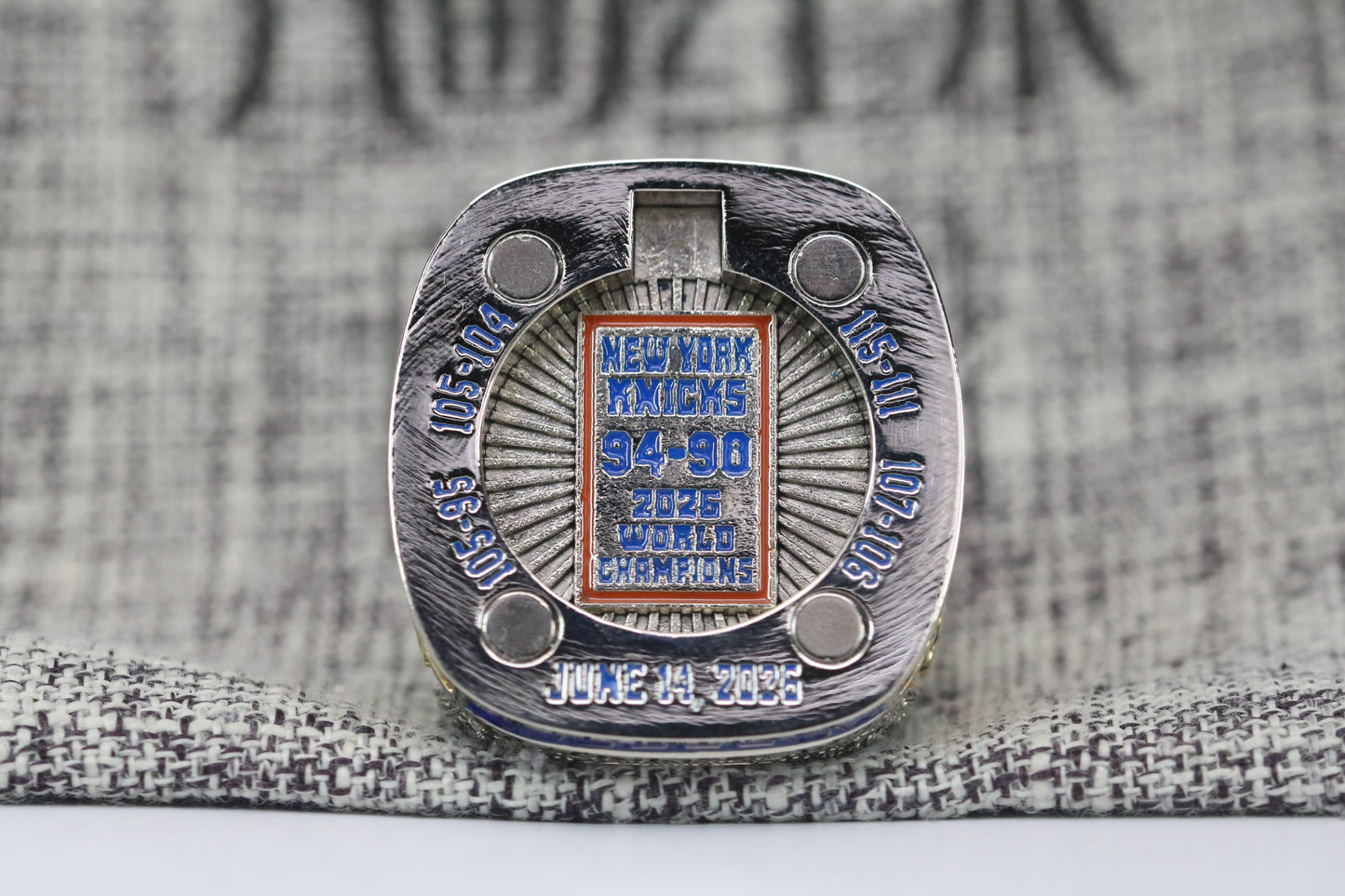 New York Knicks Basketball Championship Ring (2026) - Premium Series