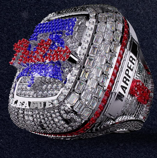 Philadelphia Phillies NL Championship Ring (2022) - Premium Series - Rings For Champs, NFL rings, MLB rings, NBA rings, NHL rings, NCAA rings, Super bowl ring, Superbowl ring, Super bowl rings, Superbowl rings, Dallas Cowboys