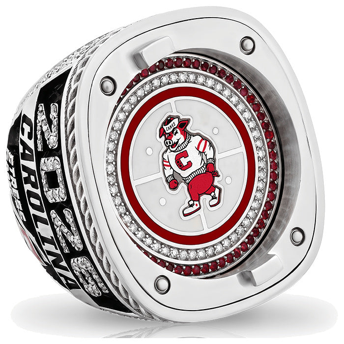 Carolina Hurricanes 2026 championship-inspired ring — Stormy interior alternate view