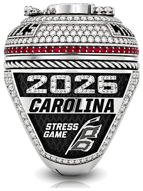 Carolina Hurricanes 2026 championship-inspired ring — 2026 and Stress Game side