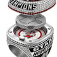 Carolina Hurricanes 2026 championship-inspired ring — Removable top and puck detail