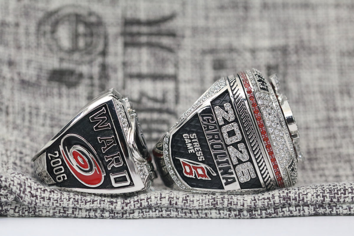 Carolina Hurricanes 2006 and 2026 ring set