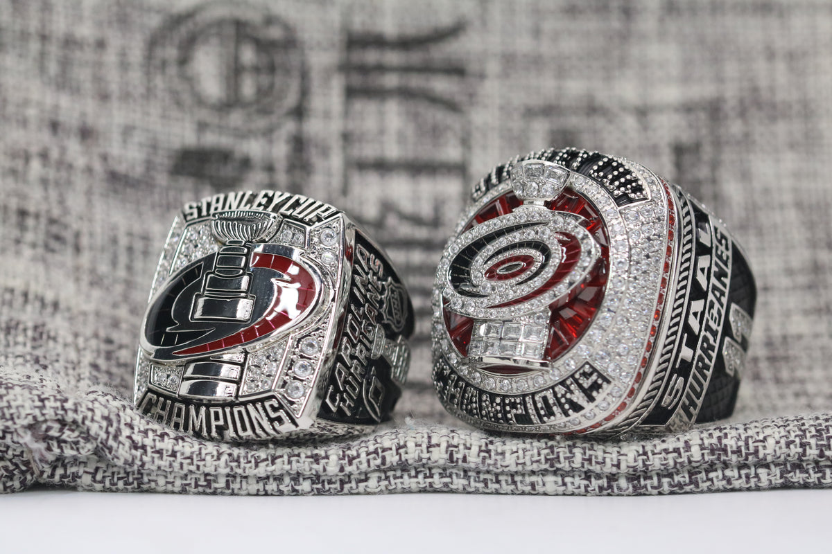 Carolina Hurricanes 2006 and 2026 ring set