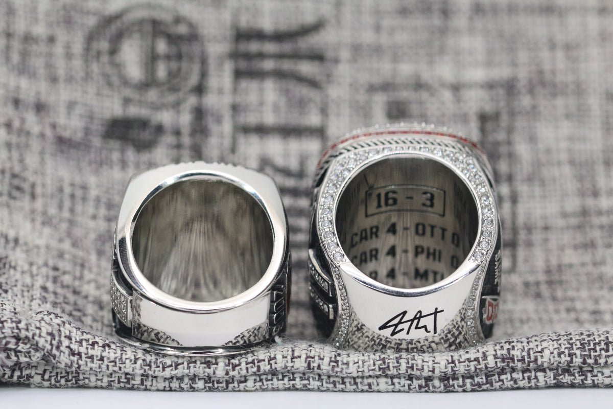 Carolina Hurricanes 2006 and 2026 ring set