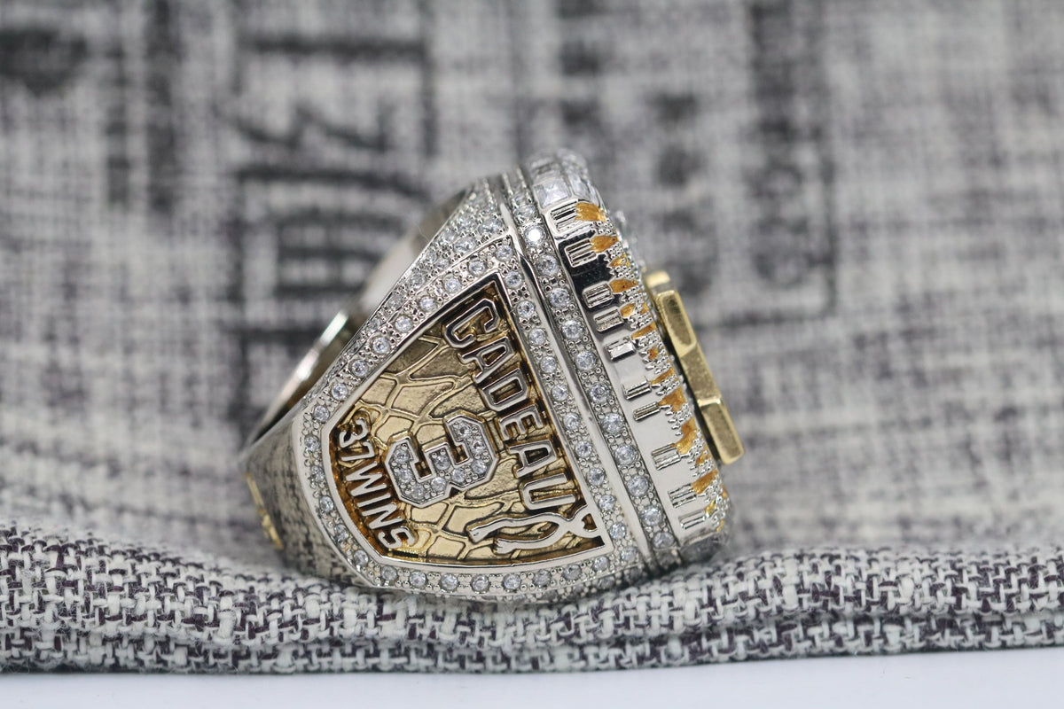 Michigan 2026 Premium basketball championship fan ring — name and number side