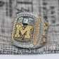 Michigan 2026 Premium basketball championship fan ring — front Block M