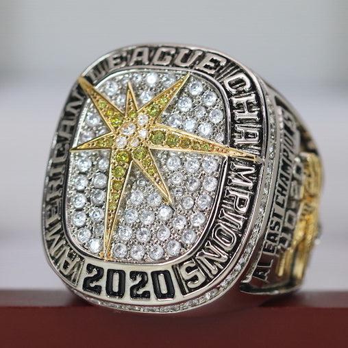 Tampa Bay Rays AL Championship Ring (2020) - Premium Series - Rings For Champs, NFL rings, MLB rings, NBA rings, NHL rings, NCAA rings, Super bowl ring, Superbowl ring, Super bowl rings, Superbowl rings, Dallas Cowboys