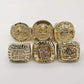 Los Angeles Lakers NBA Championship 6 Ring Set (2000, 2001, 2002, 2009, 2010, 2016) - Rings For Champs, NFL rings, MLB rings, NBA rings, NHL rings, NCAA rings, Super bowl ring, Superbowl ring, Super bowl rings, Superbowl rings, Dallas Cowboys