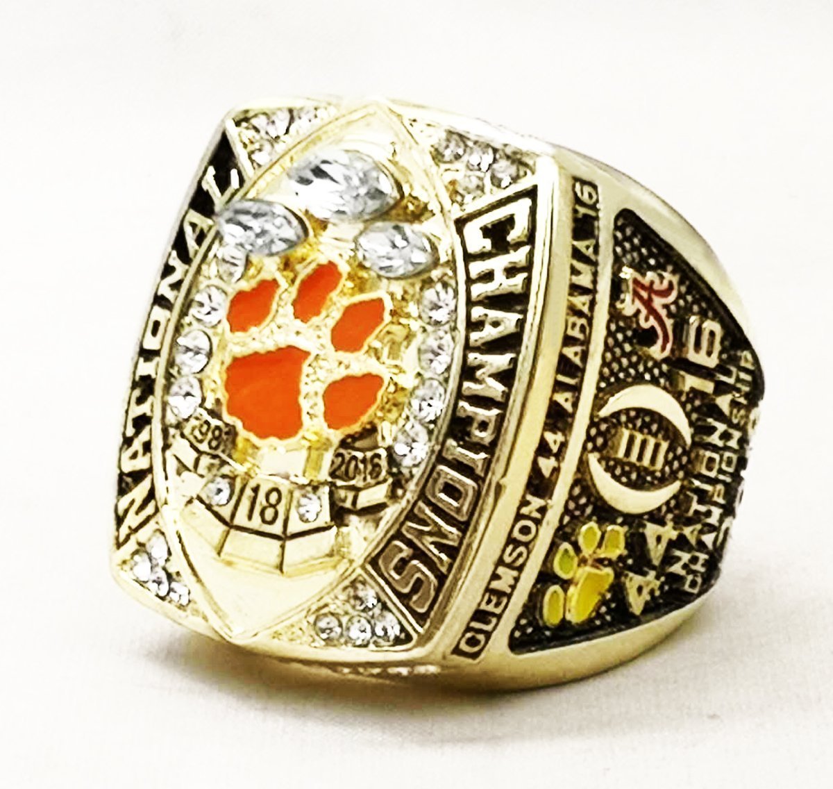 Clemson Tigers College National Championship Ring (2018) - Rings For Champs, NFL rings, MLB rings, NBA rings, NHL rings, NCAA rings, Super bowl ring, Superbowl ring, Super bowl rings, Superbowl rings, Dallas Cowboys