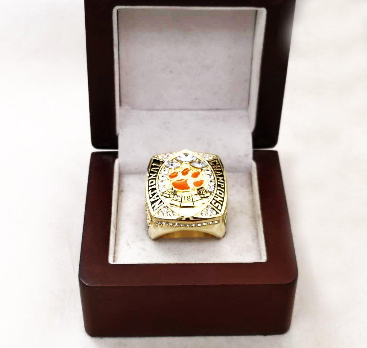 Clemson Tigers College National Championship Ring (2018) - Rings For Champs, NFL rings, MLB rings, NBA rings, NHL rings, NCAA rings, Super bowl ring, Superbowl ring, Super bowl rings, Superbowl rings, Dallas Cowboys
