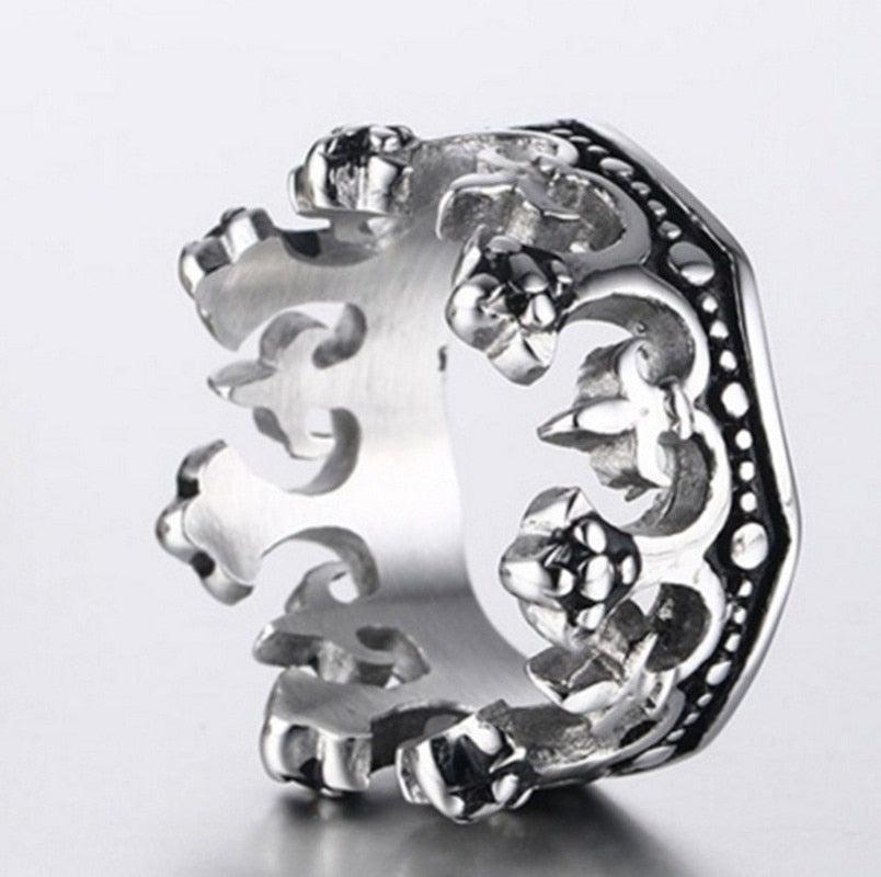 King Cross Crown Ring - Rings For Champs, NFL rings, MLB rings, NBA rings, NHL rings, NCAA rings, Super bowl ring, Superbowl ring, Super bowl rings, Superbowl rings, Dallas Cowboys