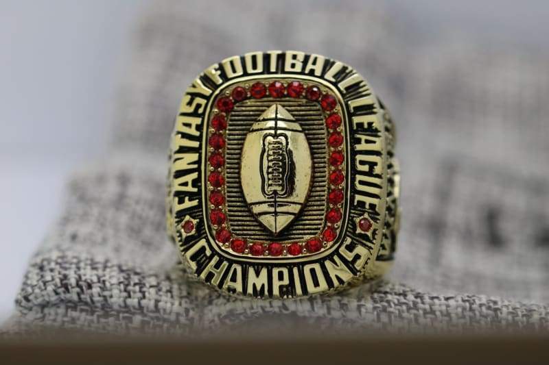 Fantasy Football Championship Ring 18k Yellow Gold Plated (2019) - Premium Series - Rings For Champs, NFL rings, MLB rings, NBA rings, NHL rings, NCAA rings, Super bowl ring, Superbowl ring, Super bowl rings, Superbowl rings, Dallas Cowboys