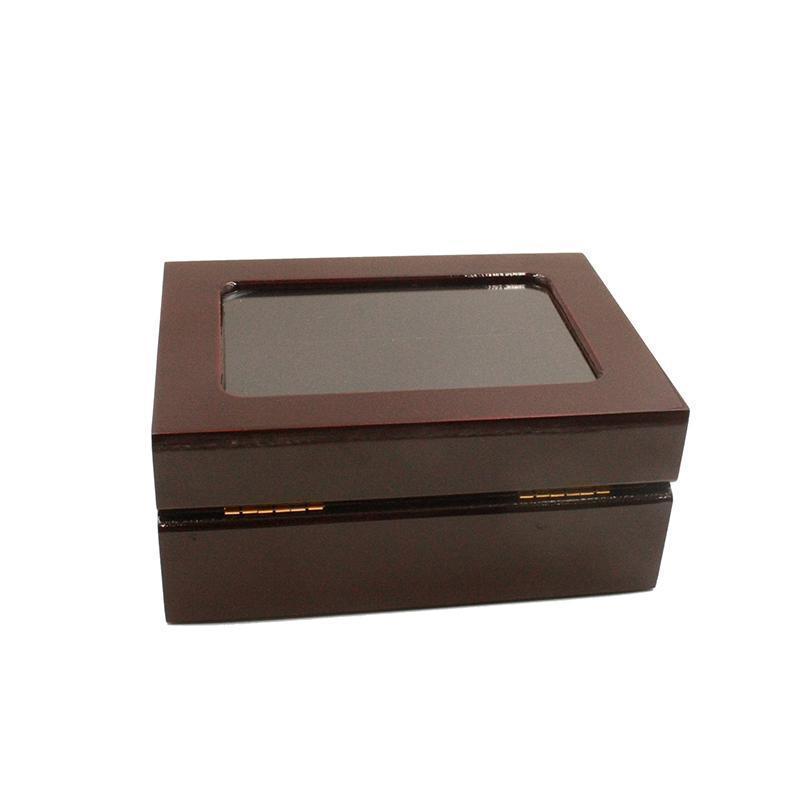 Solid Wooden Box?with Clear Display (5 Holes) - Rings For Champs, NFL rings, MLB rings, NBA rings, NHL rings, NCAA rings, Super bowl ring, Superbowl ring, Super bowl rings, Superbowl rings, Dallas Cowboys