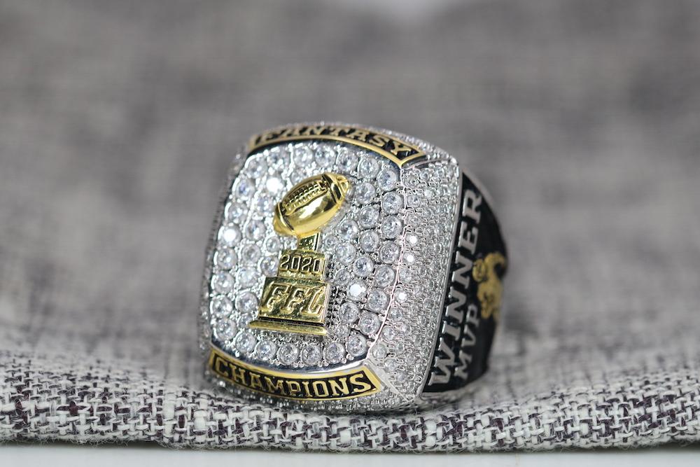 Fantasy Baseball Rings Fantasy Football Championship Ring (2020) - Premium Series – Game Day Rings