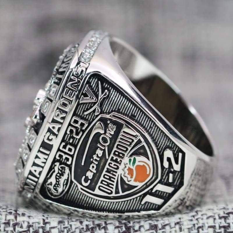Florida Gators College Football Orange Bowl Championship Ring (2019) - Premium Series - Rings For Champs, NFL rings, MLB rings, NBA rings, NHL rings, NCAA rings, Super bowl ring, Superbowl ring, Super bowl rings, Superbowl rings, Dallas Cowboys