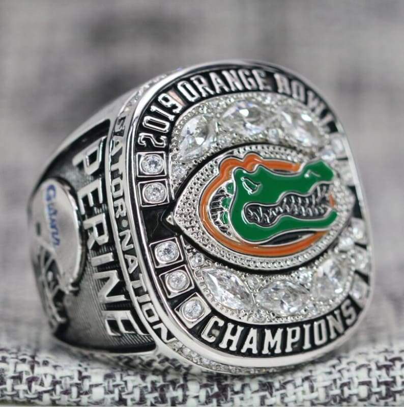 Florida Gators College Football Orange Bowl Championship Ring (2019) - Premium Series - Rings For Champs, NFL rings, MLB rings, NBA rings, NHL rings, NCAA rings, Super bowl ring, Superbowl ring, Super bowl rings, Superbowl rings, Dallas Cowboys