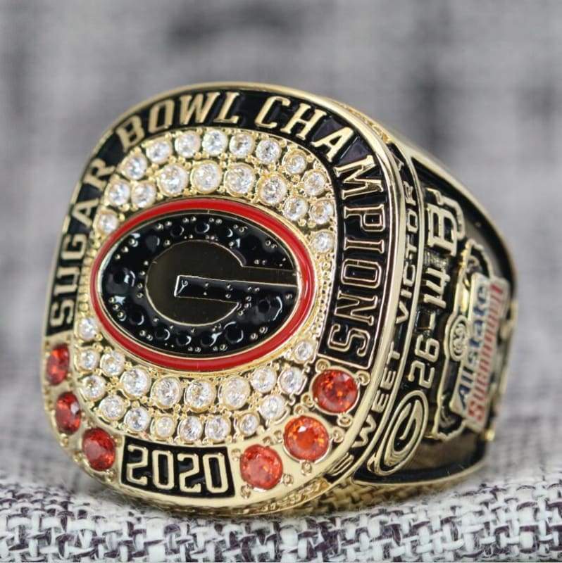 Georgia Bulldogs College Football Sugar Bowl Championship Ring (2019) - Premium Series - Rings For Champs, NFL rings, MLB rings, NBA rings, NHL rings, NCAA rings, Super bowl ring, Superbowl ring, Super bowl rings, Superbowl rings, Dallas Cowboys