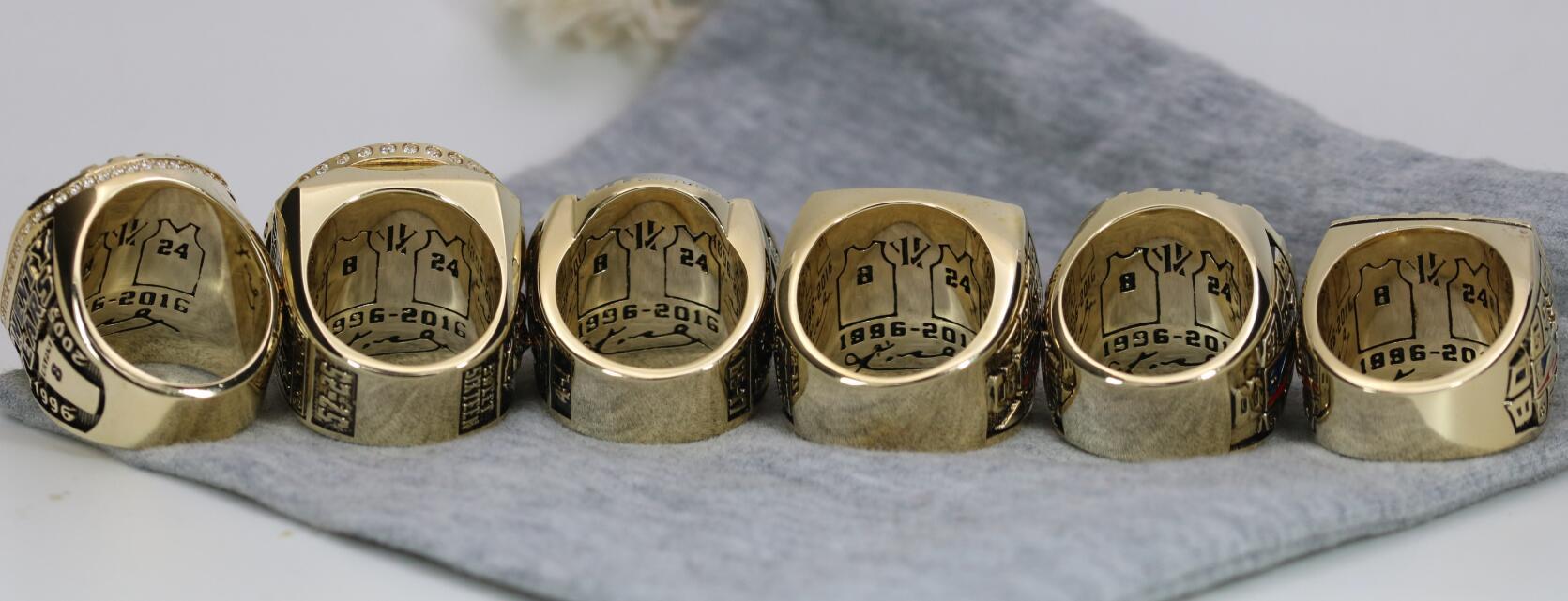 Los Angeles Lakers NBA Championship Ring 6 Ring Set (2000, 2001, 2002, 2009, 2010, Kobe) - Premium Series - Rings For Champs, NFL rings, MLB rings, NBA rings, NHL rings, NCAA rings, Super bowl ring, Superbowl ring, Super bowl rings, Superbowl rings, Dallas Cowboys