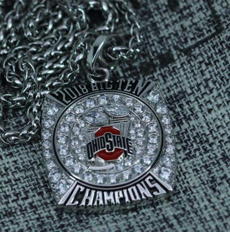 Ohio State Buckeyes Big 10 Rose Bowl Championship Pendant (2018) - Premium Series - Rings For Champs, NFL rings, MLB rings, NBA rings, NHL rings, NCAA rings, Super bowl ring, Superbowl ring, Super bowl rings, Superbowl rings, Dallas Cowboys