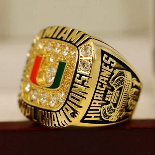 Miami Hurricanes College Football National Championship Ring (1991) - Premium Series - Rings For Champs, NFL rings, MLB rings, NBA rings, NHL rings, NCAA rings, Super bowl ring, Superbowl ring, Super bowl rings, Superbowl rings, Dallas Cowboys