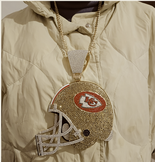 XXL NFL Helmet Necklace - Premium Series - Rings For Champs, NFL rings, MLB rings, NBA rings, NHL rings, NCAA rings, Super bowl ring, Superbowl ring, Super bowl rings, Superbowl rings, Dallas Cowboys